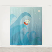 Tenture Bateau à voile (Devant)