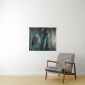 Tenture Bateau abandonné dans Stormy Waters Ocean Art (En situation (horizontale))