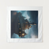 Tenture Bateau-remorque à vapeur (Devant (Horizontal))