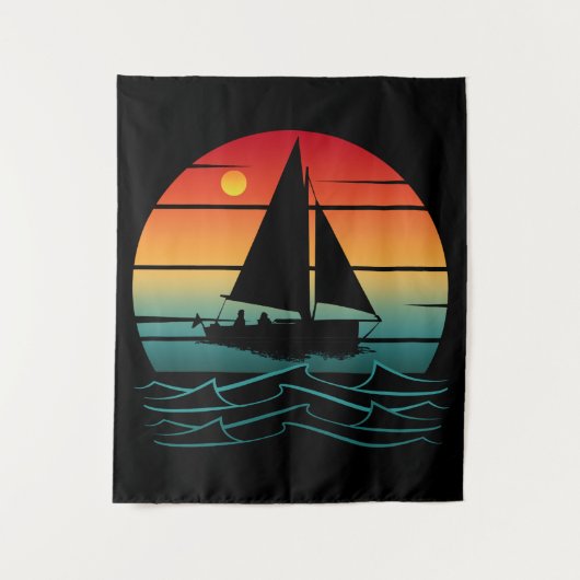 Tenture Bateau vintage (Devant)