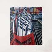 Tenture Bateaux éblouissants à Drydock à Liverpool Art Abs (Devant)