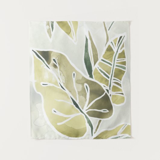 Tenture Batik Feuille (Devant)