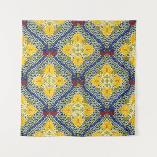 Tenture Batik indonésien : est une technique de teinture à (Devant)