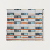 Tenture Bâtiment blanc et orange (Devant (Horizontal))