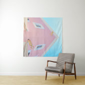 TENTURE BÂTIMENT EN BÉTON PEINT (En situation (horizontale))