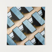 Tenture Bâtiment géométrique Abstrait (Devant)