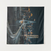 TENTURE BÂTIMENTS DE LA VILLE PENDANT LA NUIT (Devant (Horizontal))