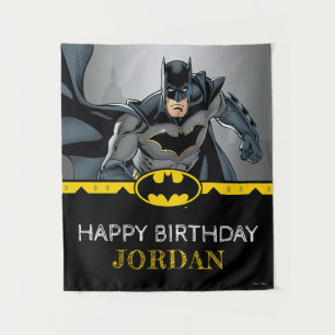 Tenture Batman Tableau Noir Joyeux Anniversaire