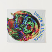 Tenture battements et papillonnements (Devant (Horizontal))