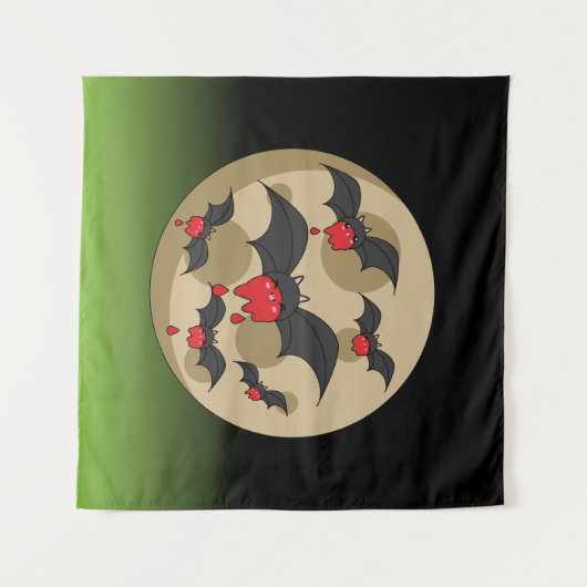 Tenture Battes Vampire de Ketchup (Devant (Horizontal))