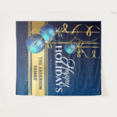 Tenture Baubels de Noël luxueux mur de salutations (Devant (Horizontal))