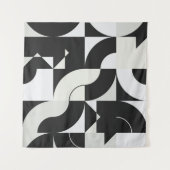 Tenture Bauhaus composition artwork made with abstract ele (Devant (Horizontal))