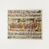 TENTURE BAYEUX TAPESTRY 1066 NAVIRES VIKING (Devant (Horizontal))