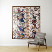 TENTURE BAYEUX TAPESTRY 1066 NORMAN KNIGHTS AND ARCHERS (En situation)