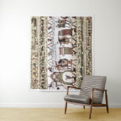 Tenture BAYEUX TAPESTRY Harold a prêté serment sur les rel (En situation)