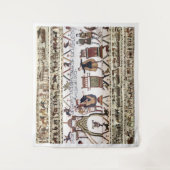 Tenture BAYEUX TAPESTRY Harold a prêté serment sur les rel (Devant)