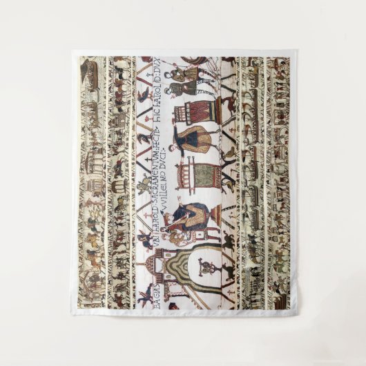 Tenture BAYEUX TAPESTRY Harold a prêté serment sur les rel (Devant)