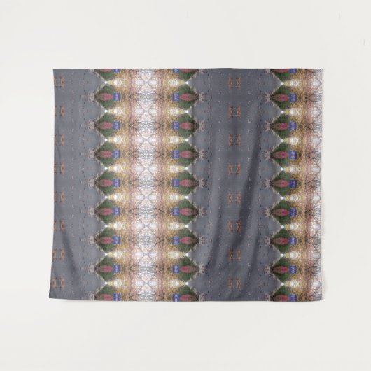 Tenture BC Fall Trees Ikat 7 (Devant (Horizontal))