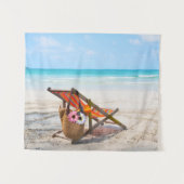 Tenture Beaches tropicales | Beach Chair on Sand (Devant (Horizontal))