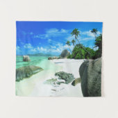 Tenture Beaches tropicales | La Digue (Devant (Horizontal))