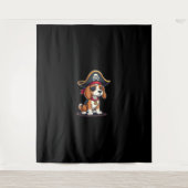 Tenture Beagle Costume de pirate Jolly roger Drapeau Croix (Devant)