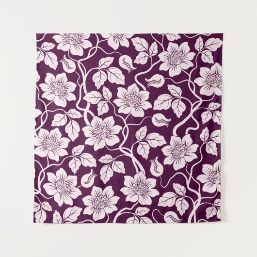 Tenture Beau Arrière - plan Floral (Devant)