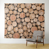 Tenture beau bois (En situation (horizontale))