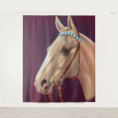 Tenture beau cheval blanc (Devant)