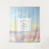 Tenture Beau ciel et nuages Nuage Neuf Baby shower (Devant)