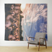 Tenture beau ciel sur la plaine (En situation (horizontale))