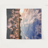 Tenture beau ciel sur la plaine (Devant (Horizontal))