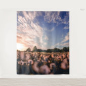 Tenture beau ciel sur la plaine (Devant)