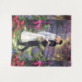 Tenture Beau Couple dans le Parc (Devant (Horizontal))
