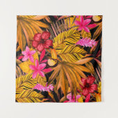 Tenture Beau fond motif d'été fleuri sans soudure (Devant (Horizontal))