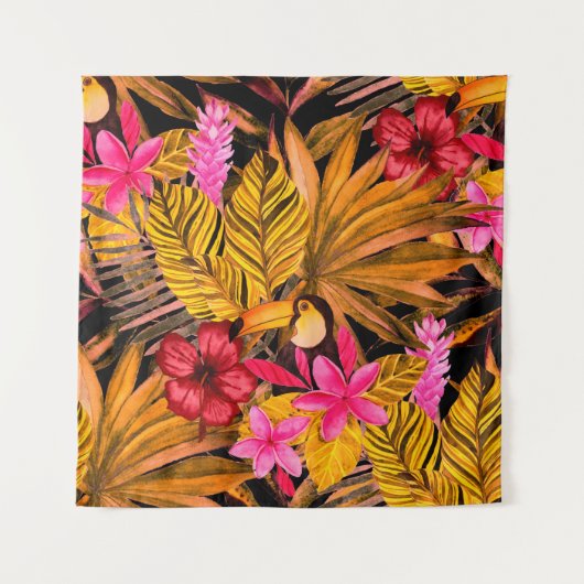 Tenture Beau fond motif d'été fleuri sans soudure (Devant)