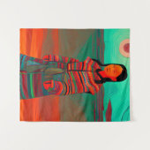 Tenture Beau Hmong Art (Devant (Horizontal))