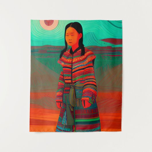 Tenture Beau Hmong Art (Devant)