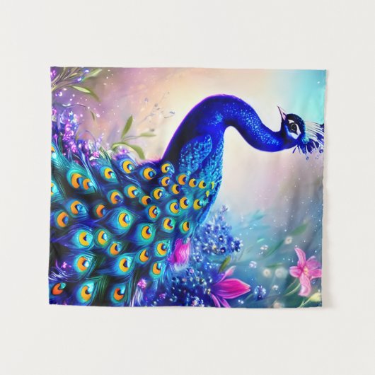 Tenture Beau Imaginaire Peacock (Devant (Horizontal))