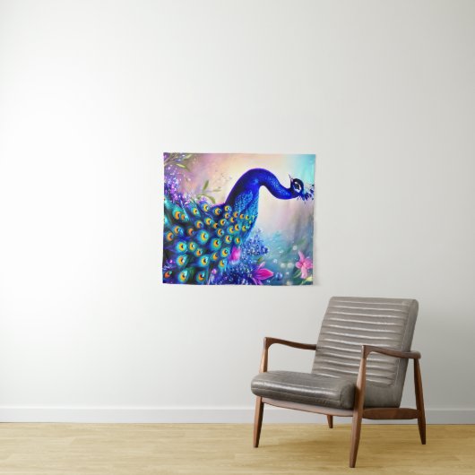 Tenture Beau Imaginaire Peacock (En situation (horizontale))