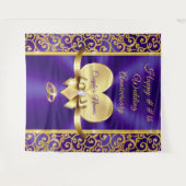 Tenture Beau, Joyeux anniversaire en toile de fond, pour n (Devant (Horizontal))