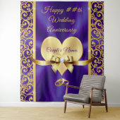 Tenture Beau, Joyeux anniversaire en toile de fond, pour n (En situation)