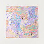 Tenture Beau léopard Motif sans mer illustration Ar (Devant (Horizontal))