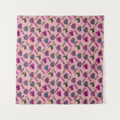 Tenture Beau Motif de Coeurs (Devant (Horizontal))