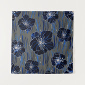 Tenture Beau motif transparent avec aquarelle stylisée (Devant (Horizontal))