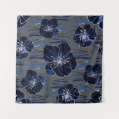 Tenture Beau motif transparent avec aquarelle stylisée (Devant)