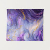 Tenture Beau Motif violet torride sans joint (Devant (Horizontal))