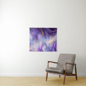 Tenture Beau Motif violet torride sans joint (En situation (horizontale))