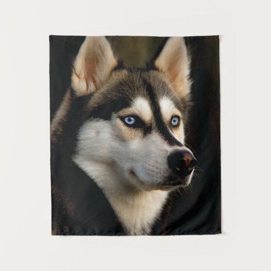 Tenture Beau Oreiller Husky Lrow (Devant)