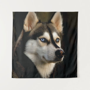 Tenture Beau Oreiller Husky Lrow