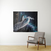 Tenture Beau Peacock Blanc Aurora Borealis Pittoresque (En situation (horizontale))